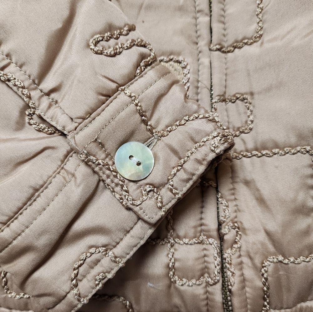 Vintage Ruby Rd. Embroidered Zip Puff Jacket - Picture 6 of 13